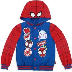 UNISEX-Disney Spider-Man Red and Blue Raincoat